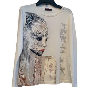 Handcrafted artsy top